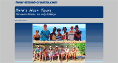 Desktop Screenshot of hvar-island-croatia.com